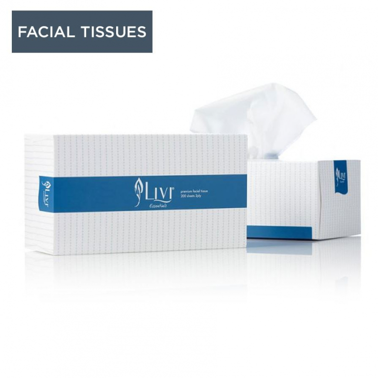 Livi Essentials 1302 Premium Facial Tissues 2 ply 200 Sheet 30/ctn ...